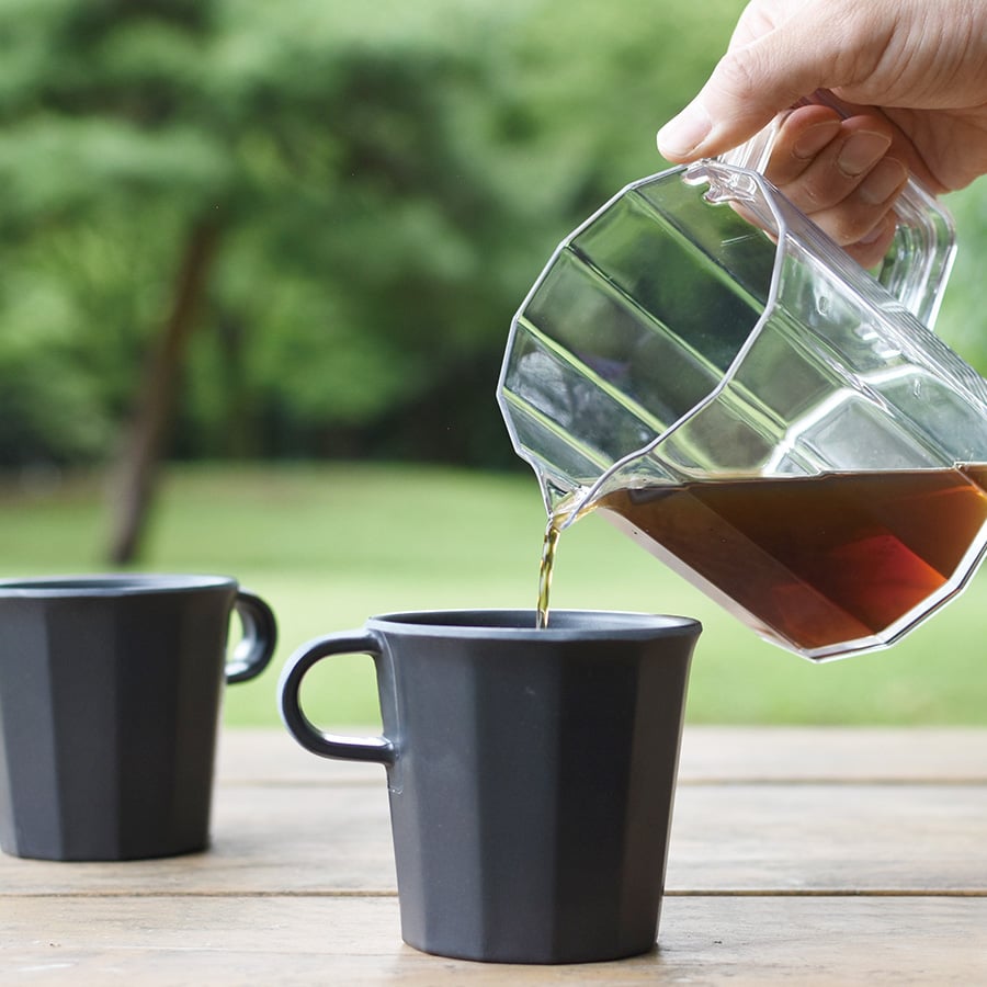 KINTO ALFRESCO MUG BLACK