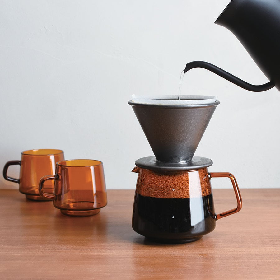  KINTO SEPIA JUG 600ML / 20OZ  AMBER 1