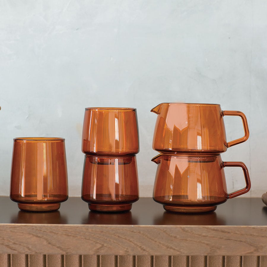  KINTO SEPIA JUG 300ML / 14OZ  AMBER 1