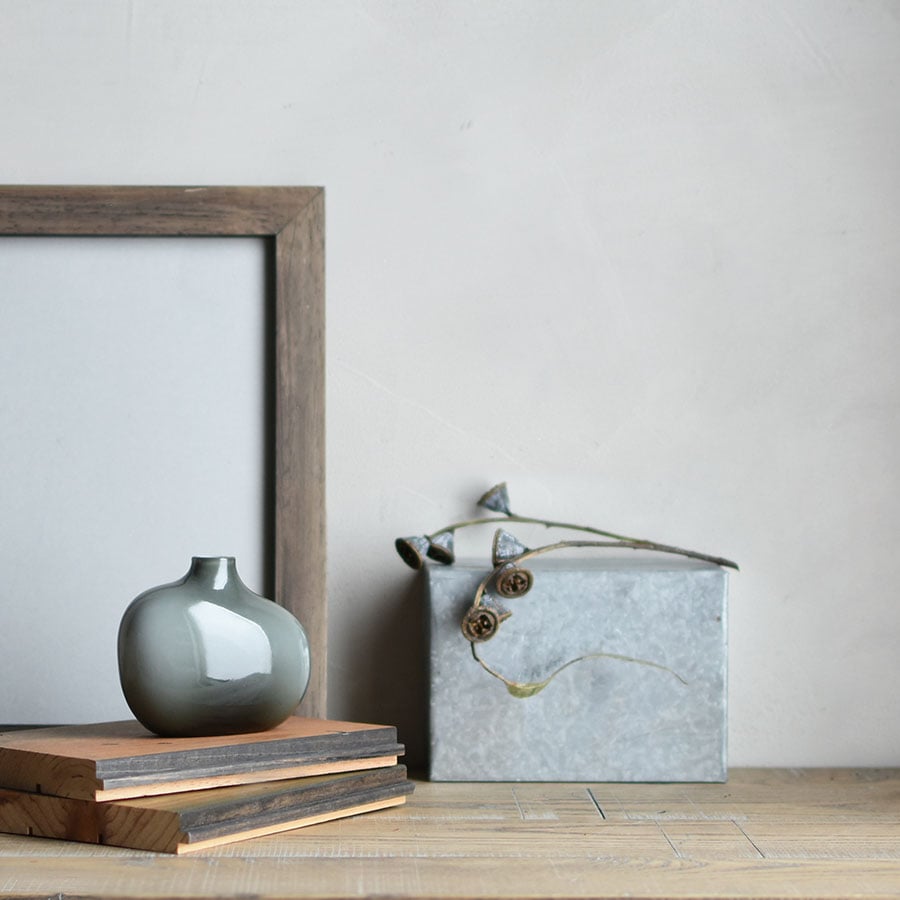  KINTO SACCO VASE GLASS 01  GRAY 8