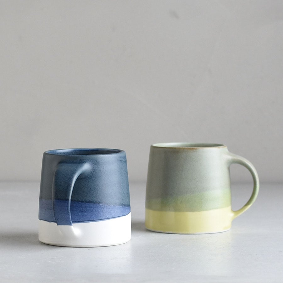  KINTO SCS-S03 MUG 320ML / 11OZ  MOSS GREEN X YELLOW 3