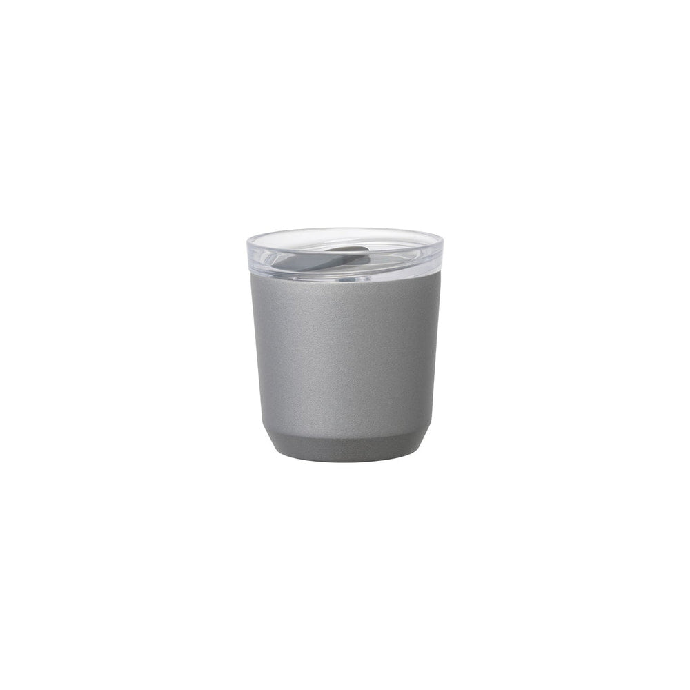  KINTO TO GO TUMBLER 240ML / 8OZ WITH PLUG  SILVER 8