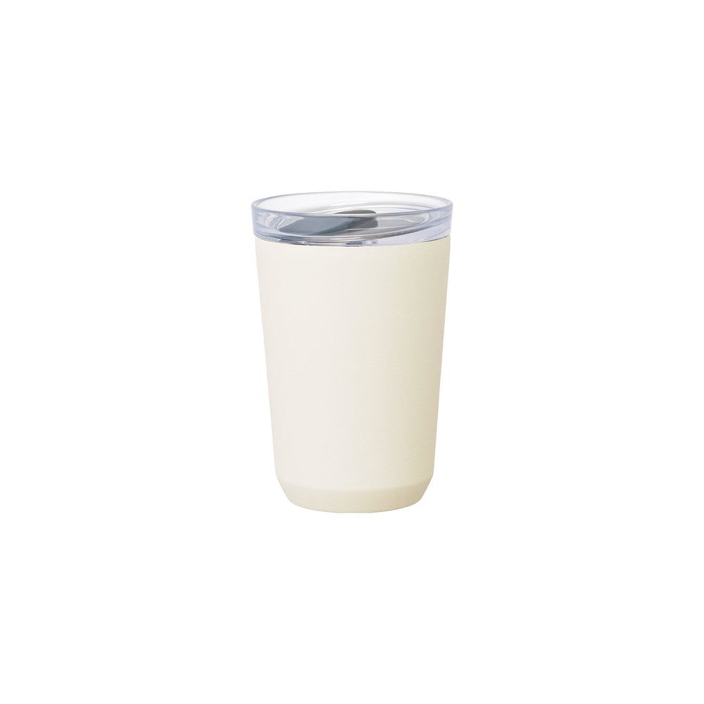  KINTO TO GO TUMBLER 360ML / 12OZ WITH PLUG  WHITE 