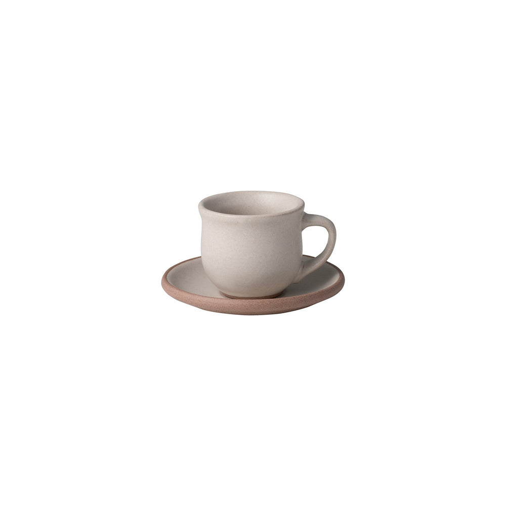  KINTO MUI CUP & SAUCER 90ML/ 3OZ  SAND BEIGE 