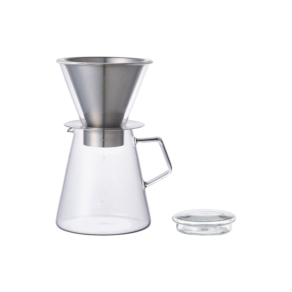  KINTO CARAT COFFEE DRIPPER & POT 4CUPS  GRAY-NO-COLOR 