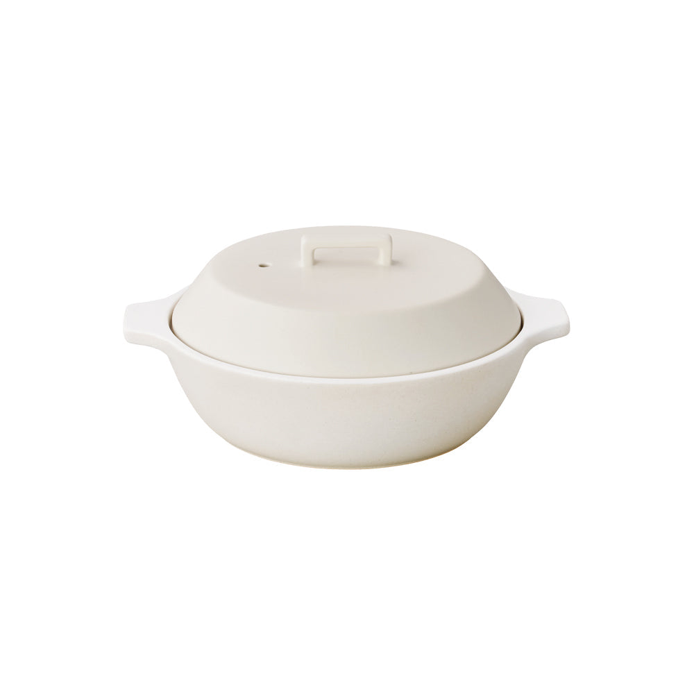  KINTO KAKOMI CERAMIC POT 1.2L  WHITE 0