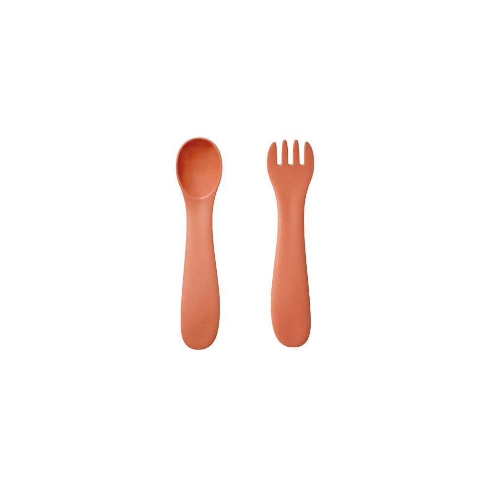  KINTO BONBO SPOON & FORK  EARTH ORANGE 4