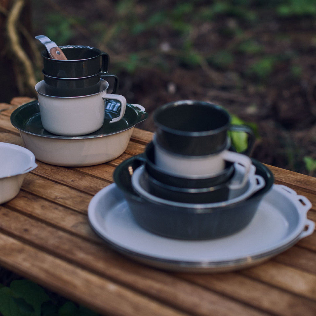  KINTO FORIS PLATE 195MM  ASH GREEN 7