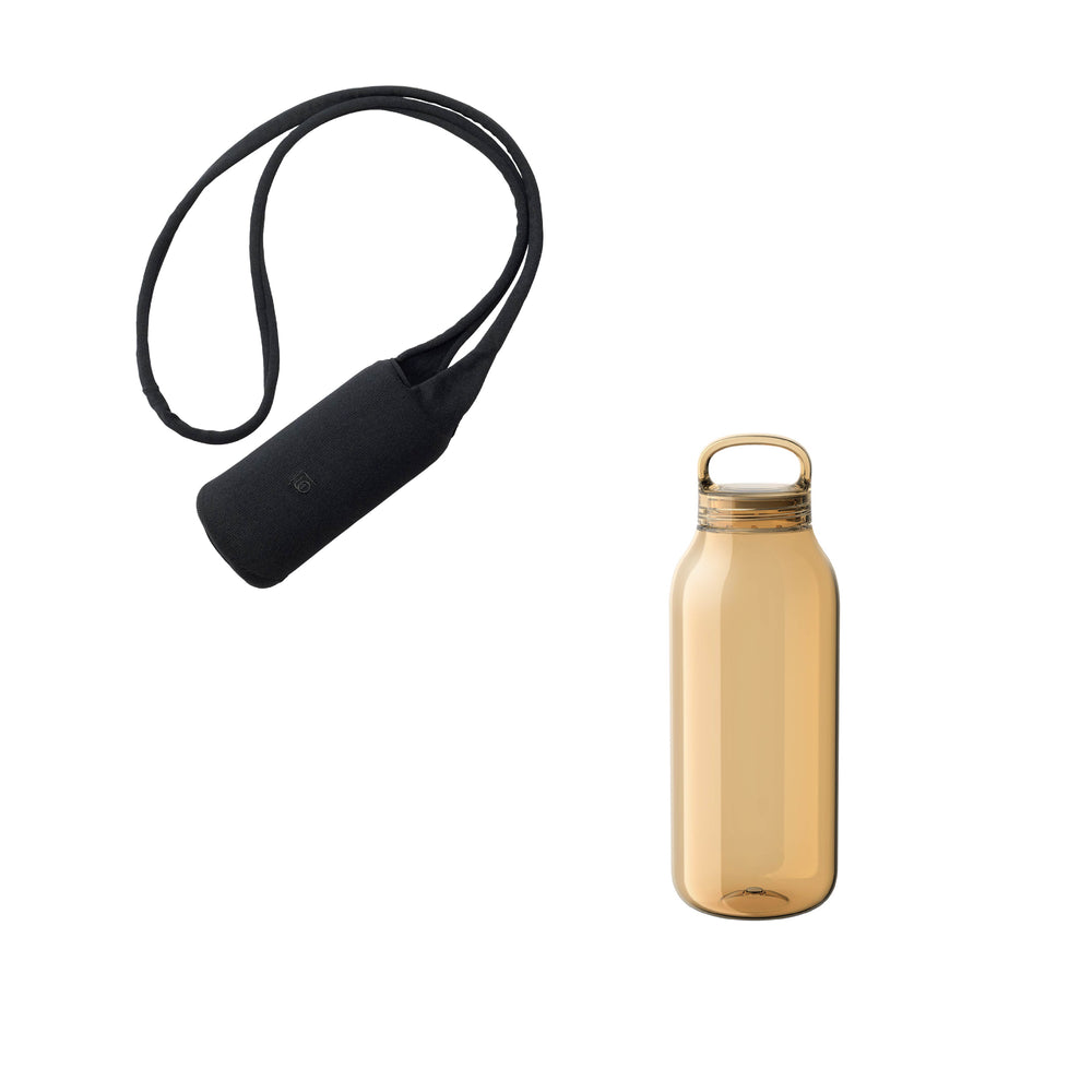 KINTO FUTO BOTTLE SLING AND WATER BOTTLE BLACK / AMBER THUMBNAIL 0