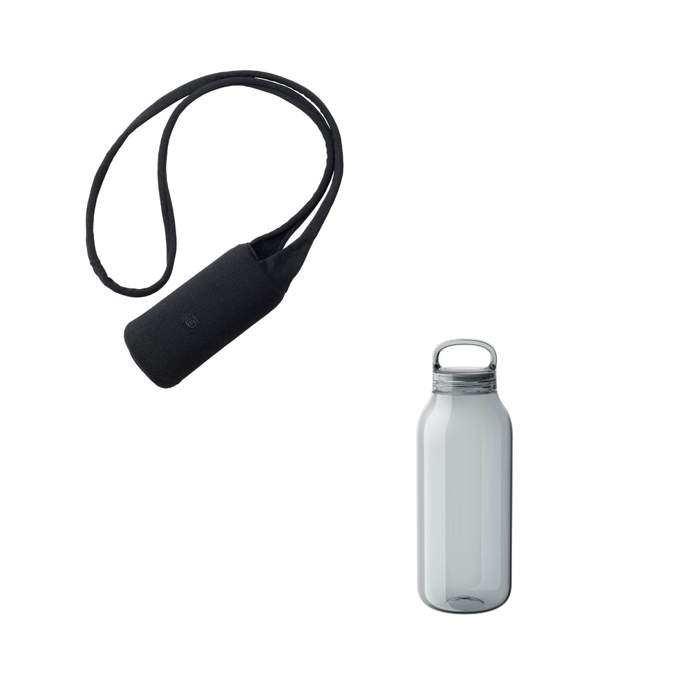 KINTO FUTO BOTTLE SLING AND WATER BOTTLE BLACK / SMOKE THUMBNAIL 0