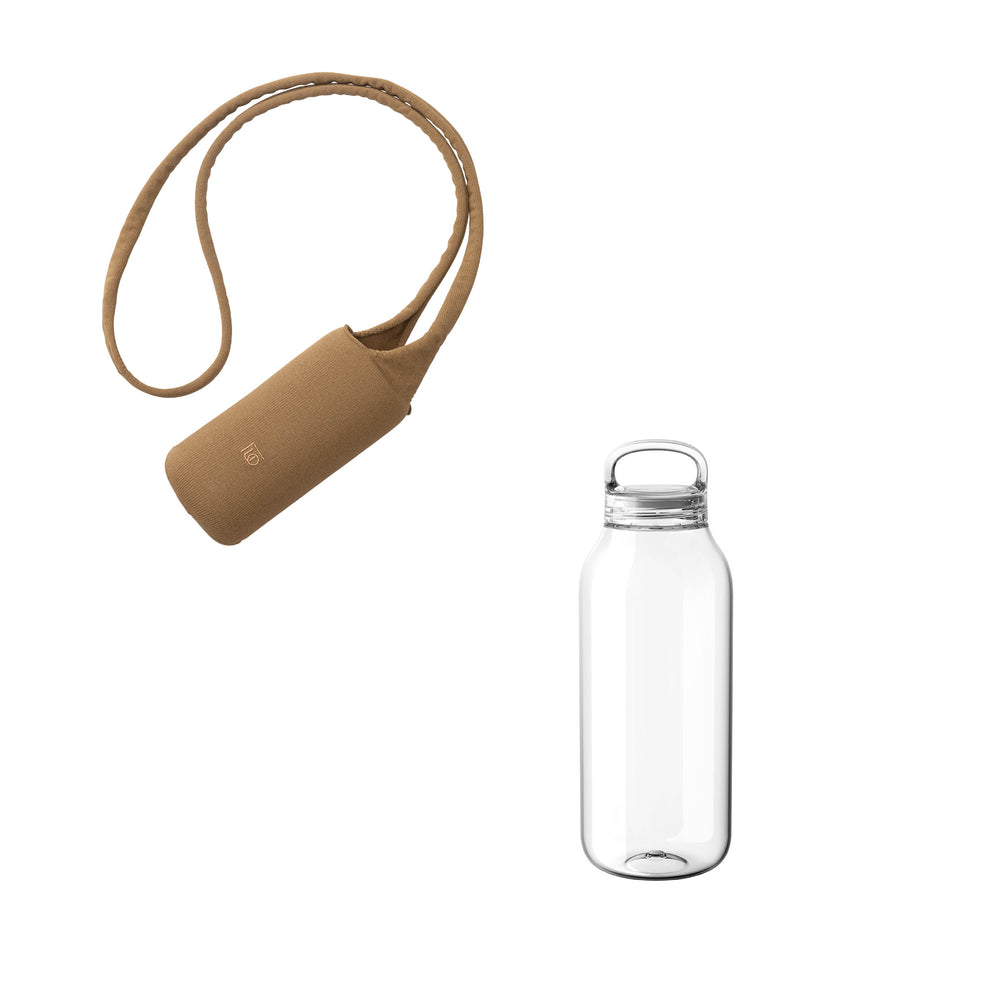 KINTO FUTO BOTTLE SLING AND WATER BOTTLE COYOTE / CLEAR THUMBNAIL 0