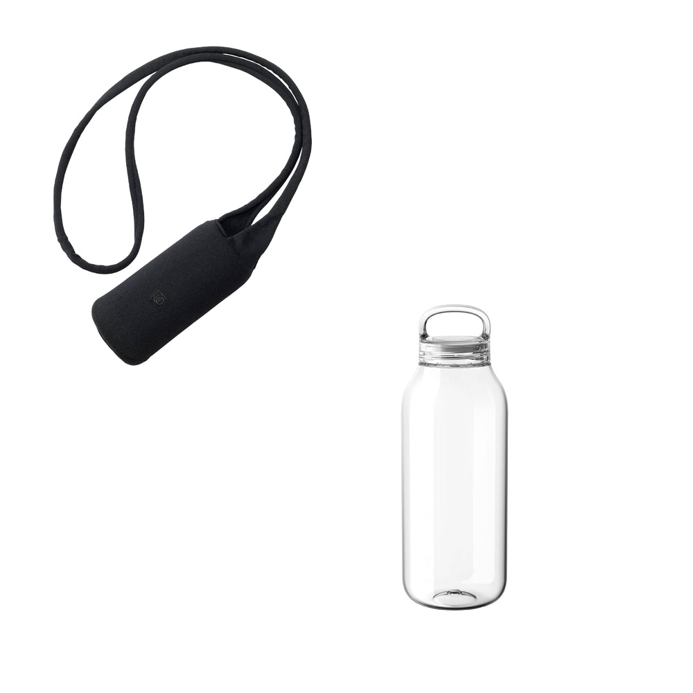 KINTO FUTO BOTTLE SLING AND WATER BOTTLE BLACK / CLEAR THUMBNAIL 0