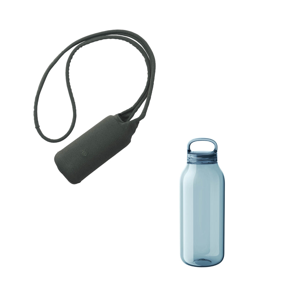 KINTO FUTO BOTTLE SLING AND WATER BOTTLE DARK GREEN / BLUE THUMBNAIL 0