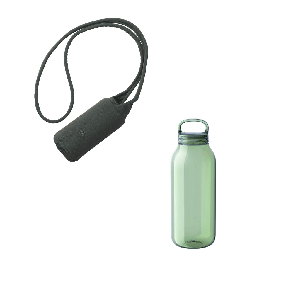 KINTO FUTO BOTTLE SLING AND WATER BOTTLE DARK GREEN / GREEN THUMBNAIL 0