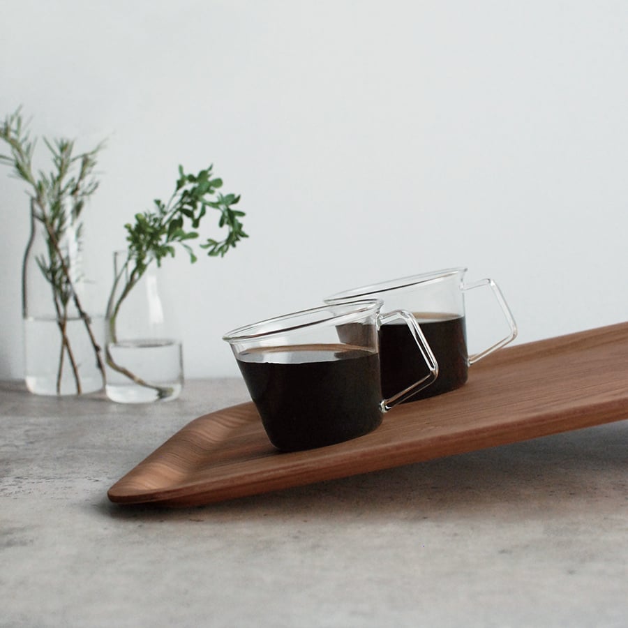  KINTO NONSLIP TRAY 270X200MM / 11X8IN  TEAK 1
