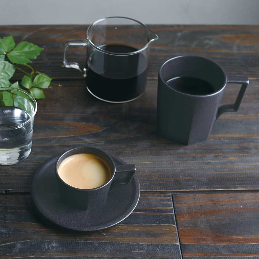  KINTO OCT MUG 300ML / 10OZ  BLACK 3