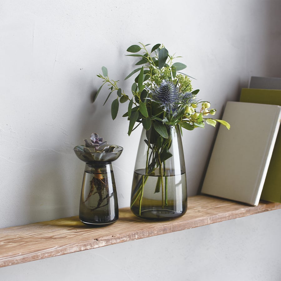  KINTO AQUA CULTURE VASE 120MM / 5IN  GRAY 7