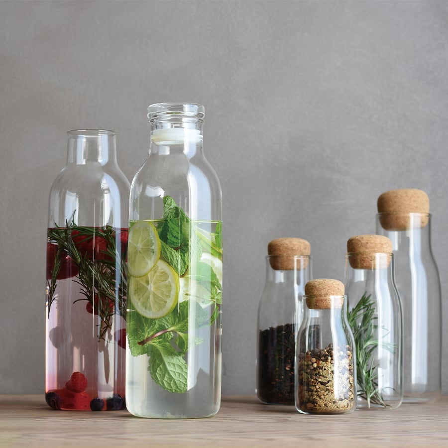  KINTO BOTTLIT CARAFE 1L / 34OZ  CLEAR 2