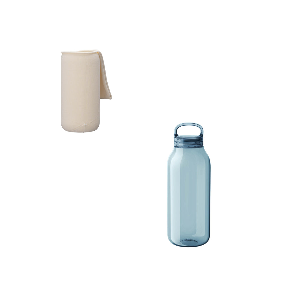 KINTO FUTO WRIST SLING AND WATER BOTTLE IVORY / BLUE THUMBNAIL 0