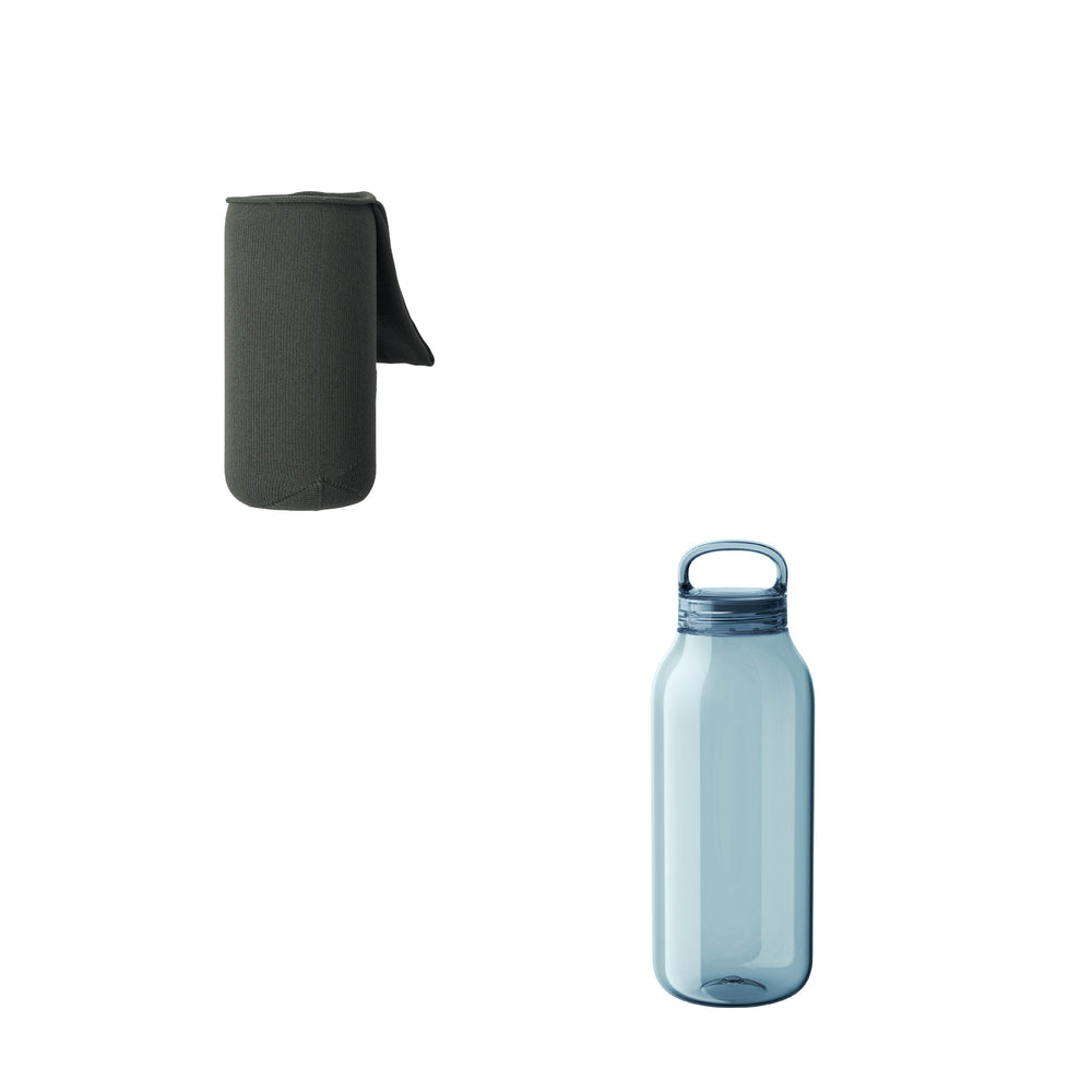 KINTO FUTO WRIST SLING AND WATER BOTTLE DARK GREEN / BLUE THUMBNAIL 0