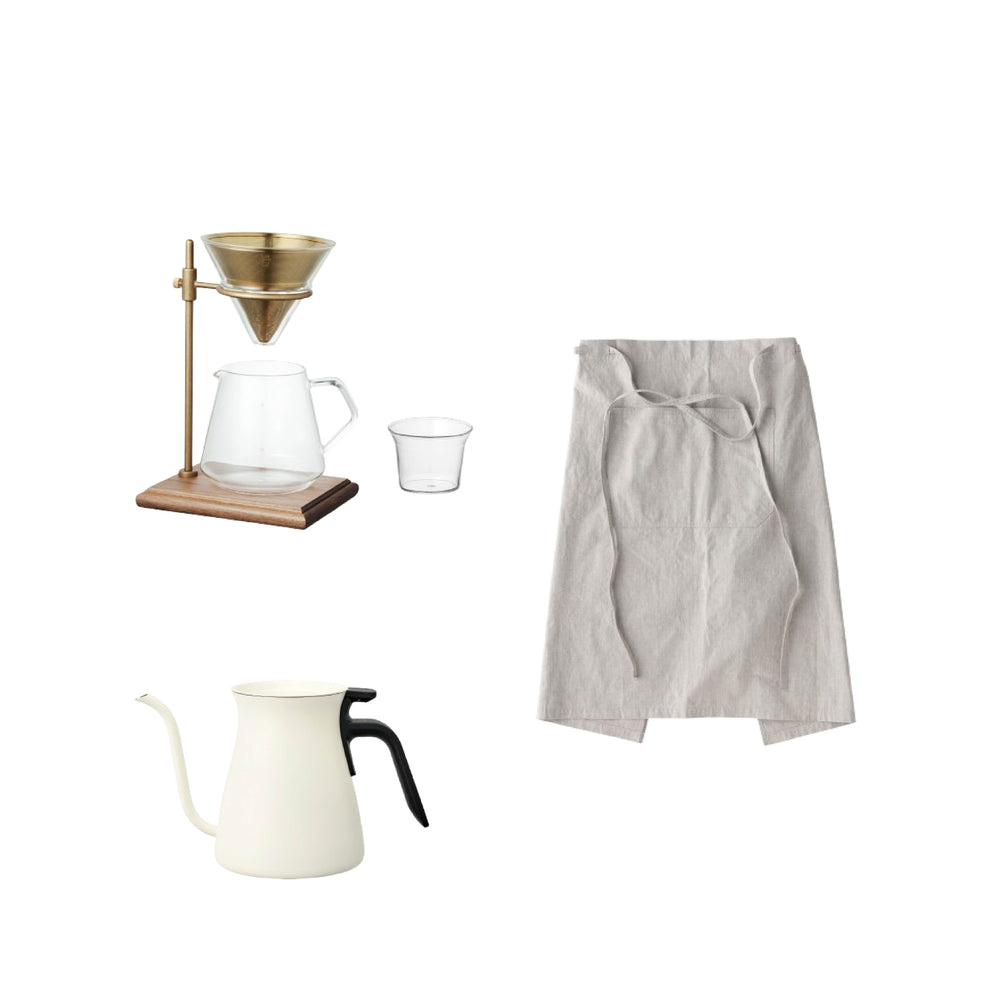 KINTO SCS BREWER SET WHITE / LIGHT GRAY THUMBNAIL 0