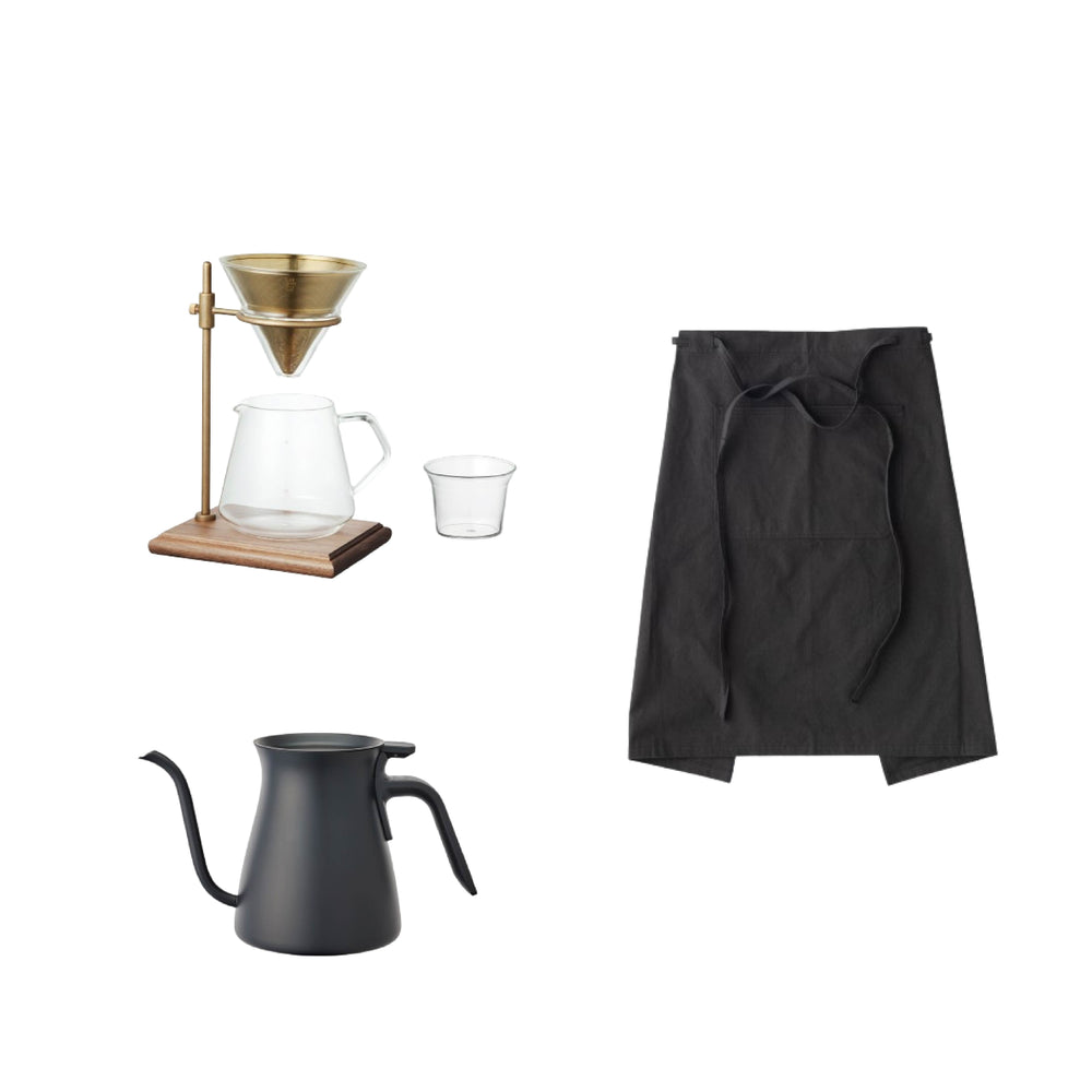 KINTO SCS BREWER SET BLACK / BLACK KHAKI THUMBNAIL 0