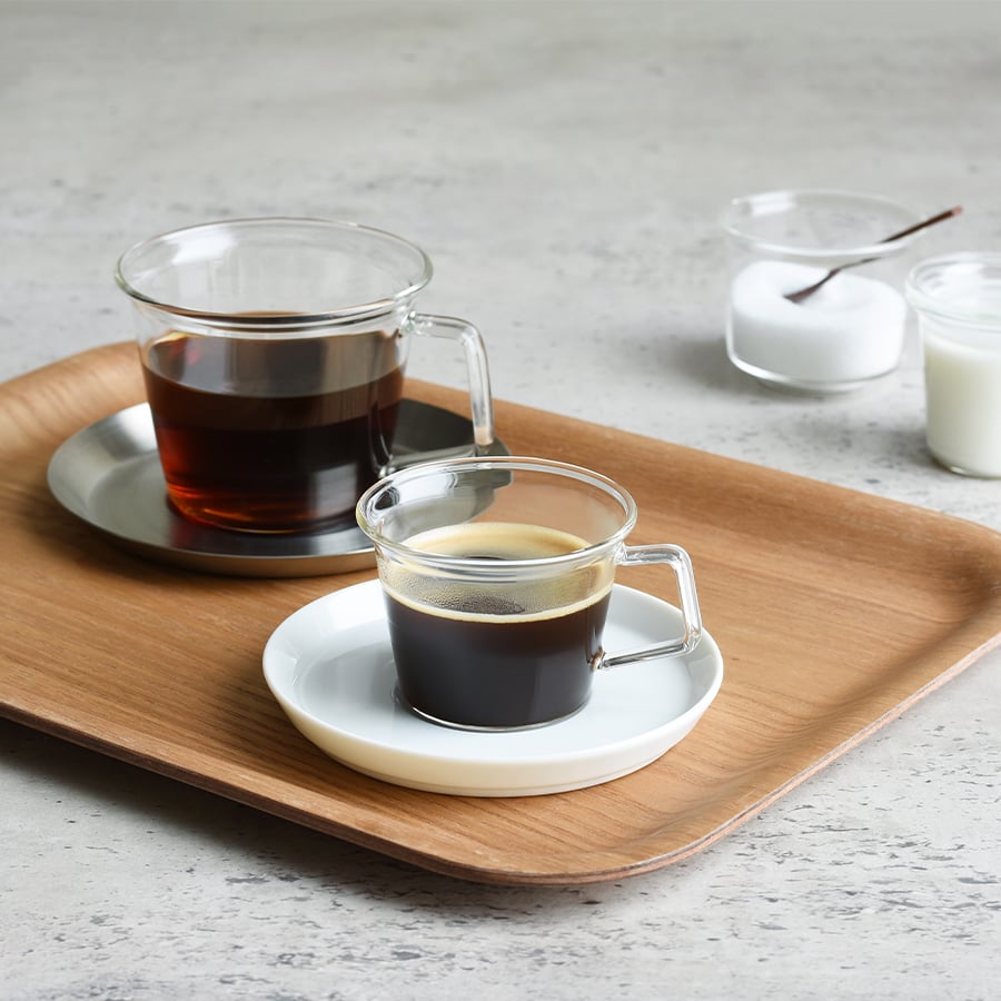  KINTO CAST COFFEE CUP 220ML / 7OZ  CLEAR 1