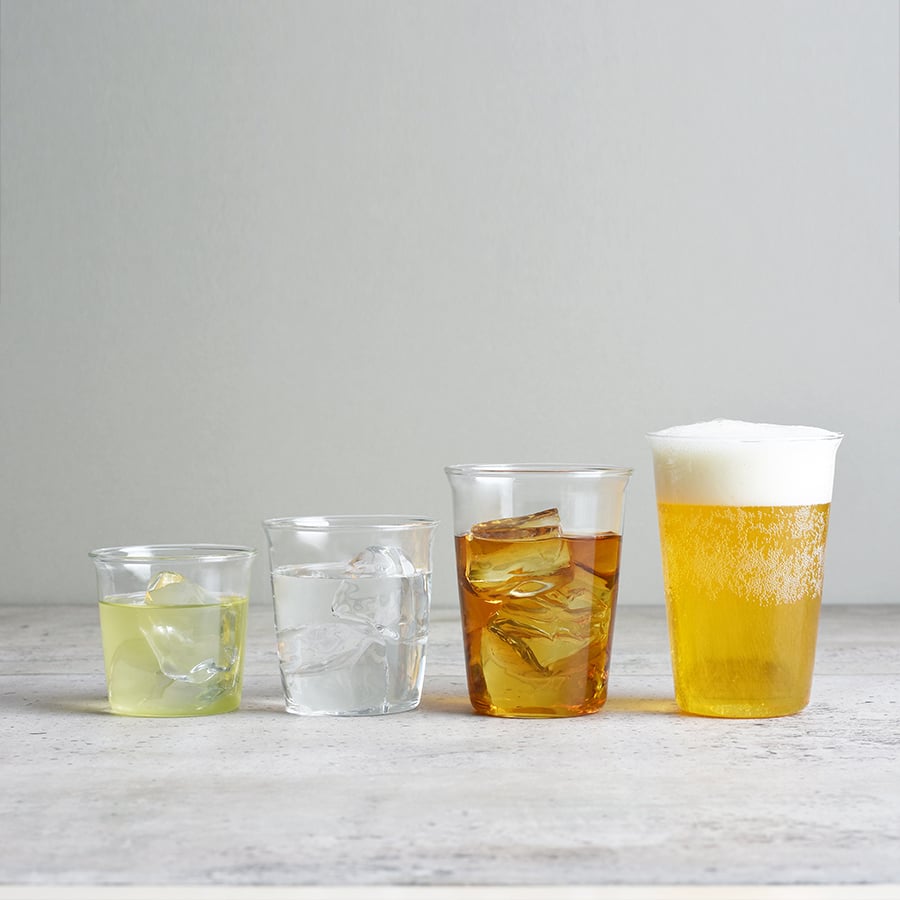  KINTO CAST GREEN TEA GLASS 180ML / 6OZ  CLEAR 1