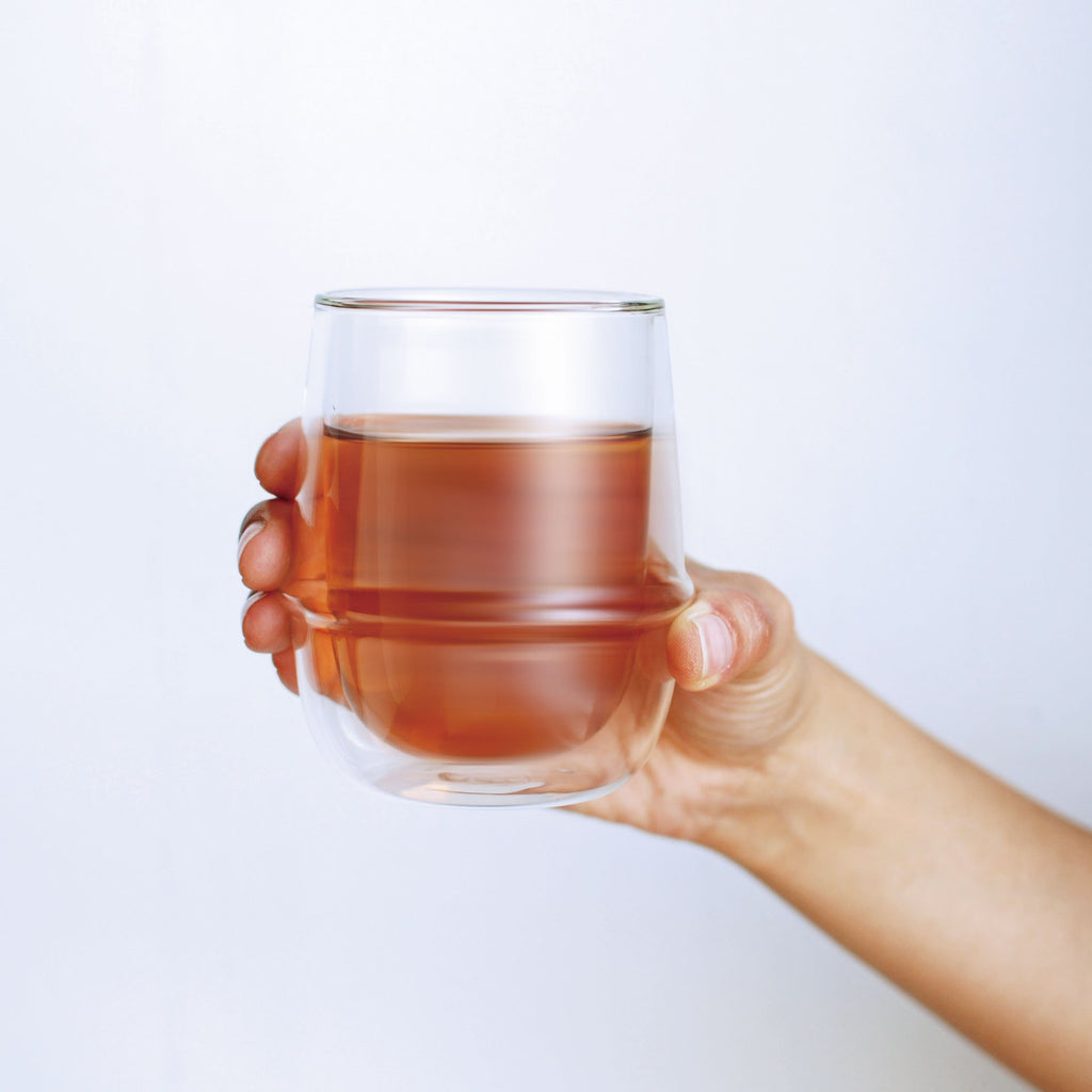  KINTO KRONOS DOUBLE WALL ICED TEA GLASS 350ML / 12OZ  CLEAR 2