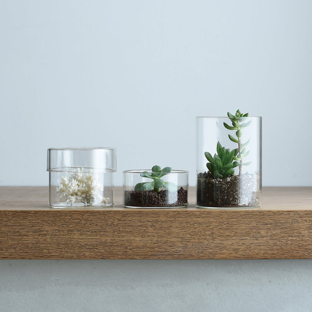  KINTO SCHALE GLASS CASE 100X85MM  SMOKE 2