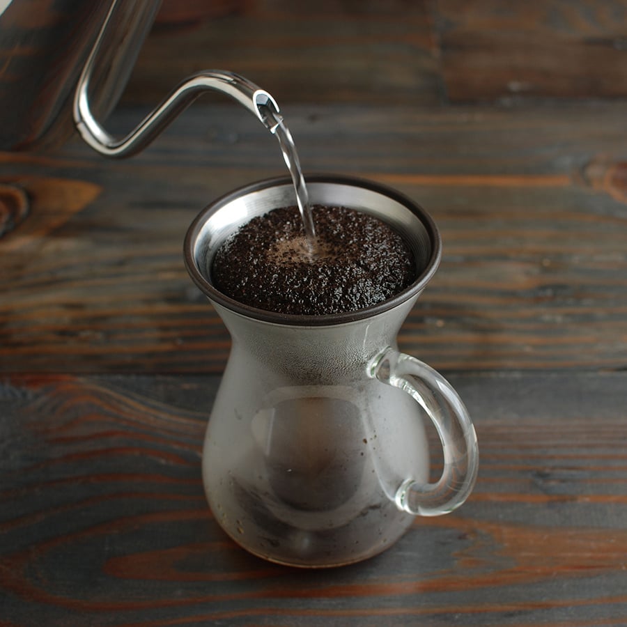  KINTO SCS COFFEE CARAFE SET 600ML  STAINLESS STEEL 2
