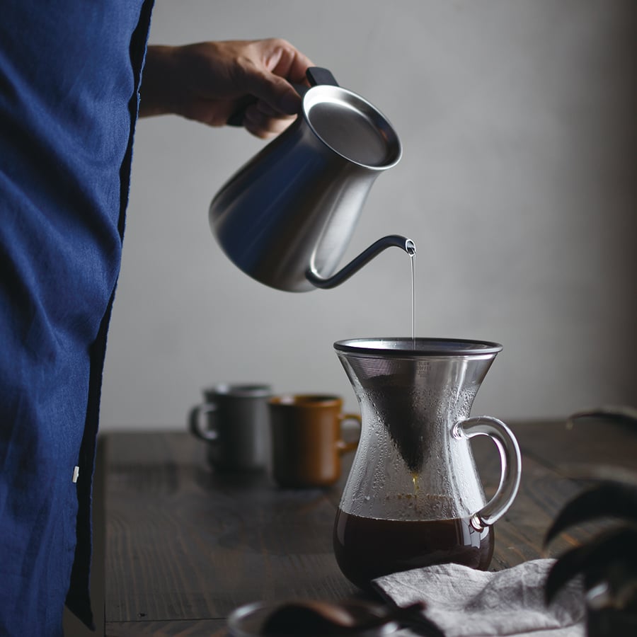  KINTO SCS COFFEE CARAFE SET 600ML  STAINLESS STEEL 1