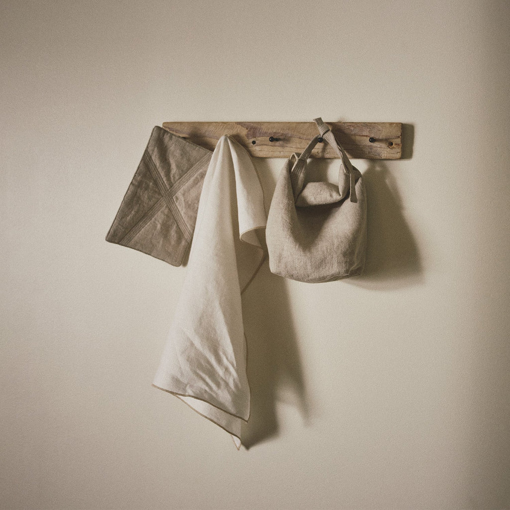  KINTO FUTO KITCHEN CLOTH ALI 17.32 × 17.32 IN  WHITE 1