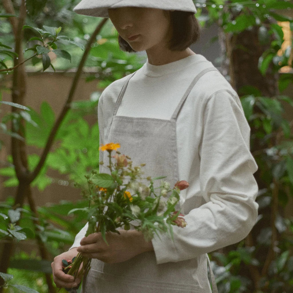  KINTO FUTO CUT AND SEW LONG SLEEVE TCO_ S  WHITE 3