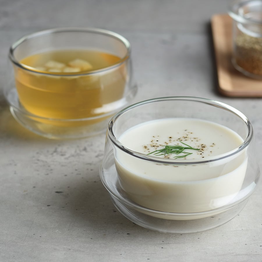  KINTO KRONOS DOUBLE WALL SOUP BOWL 330ML / 11OZ  CLEAR 1