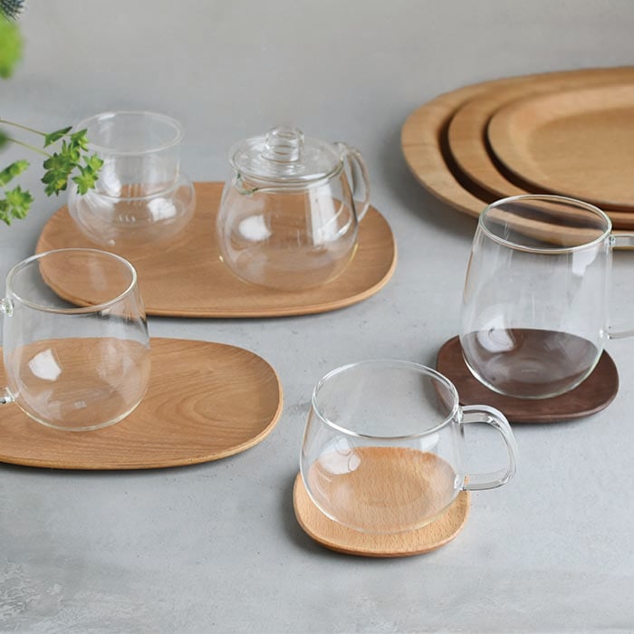  KINTO UNITEA COASTER 115×115MM / 5X5IN  BEECH 1