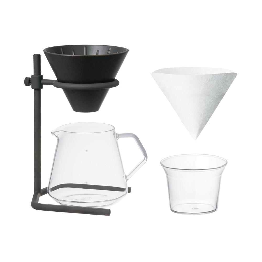  KINTO SCS-S04 BREWER STAND SET 4CUPS  BLACK-NO-COLOR 