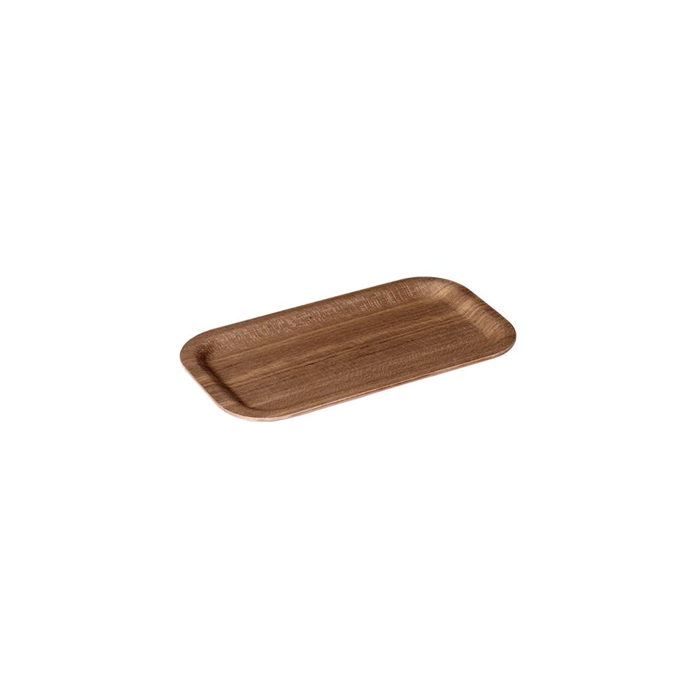  KINTO NONSLIP TRAY 220X120MM / 9X5IN  TEAK 