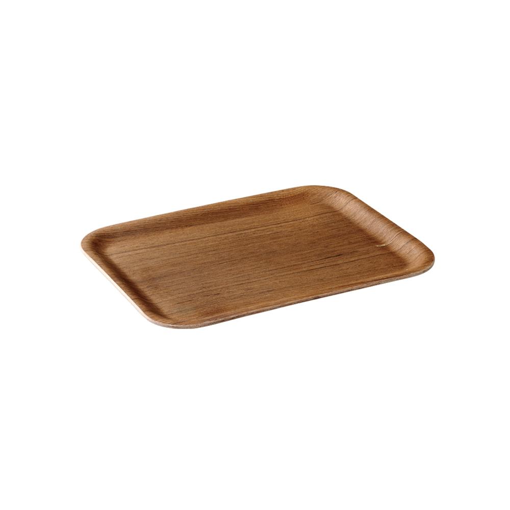 KINTO NONSLIP TRAY 320X240MM / 13X10IN  TEAK 