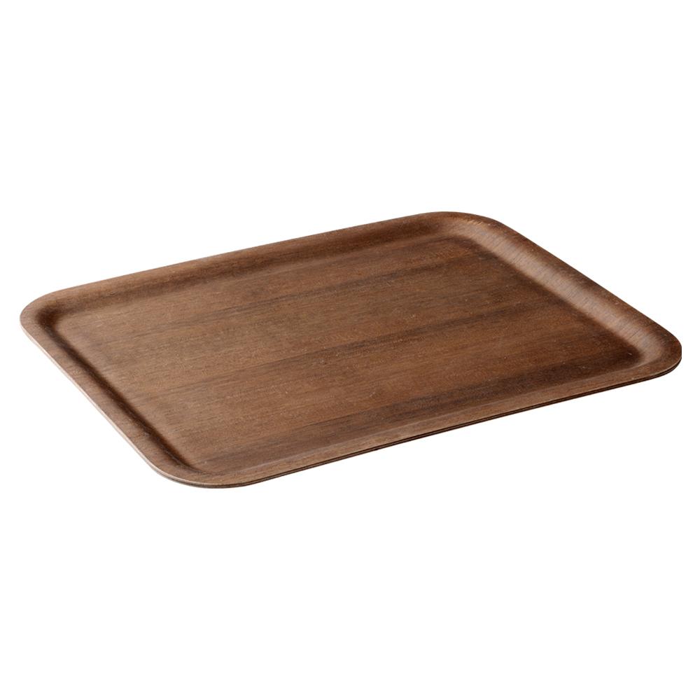  KINTO NONSLIP TRAY 430X330MM / 17X13IN  TEAK 
