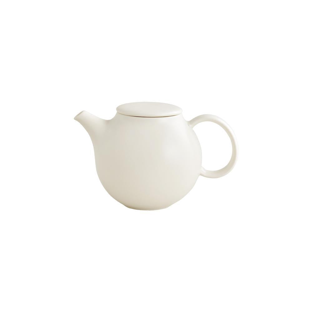  KINTO PEBBLE TEAPOT 500ML / 18OZ  WHITE 