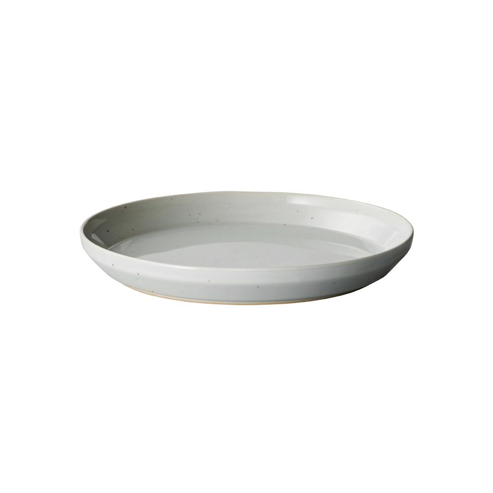  KINTO RIM PLATE 205MM / 8IN  EARTH GRAY 