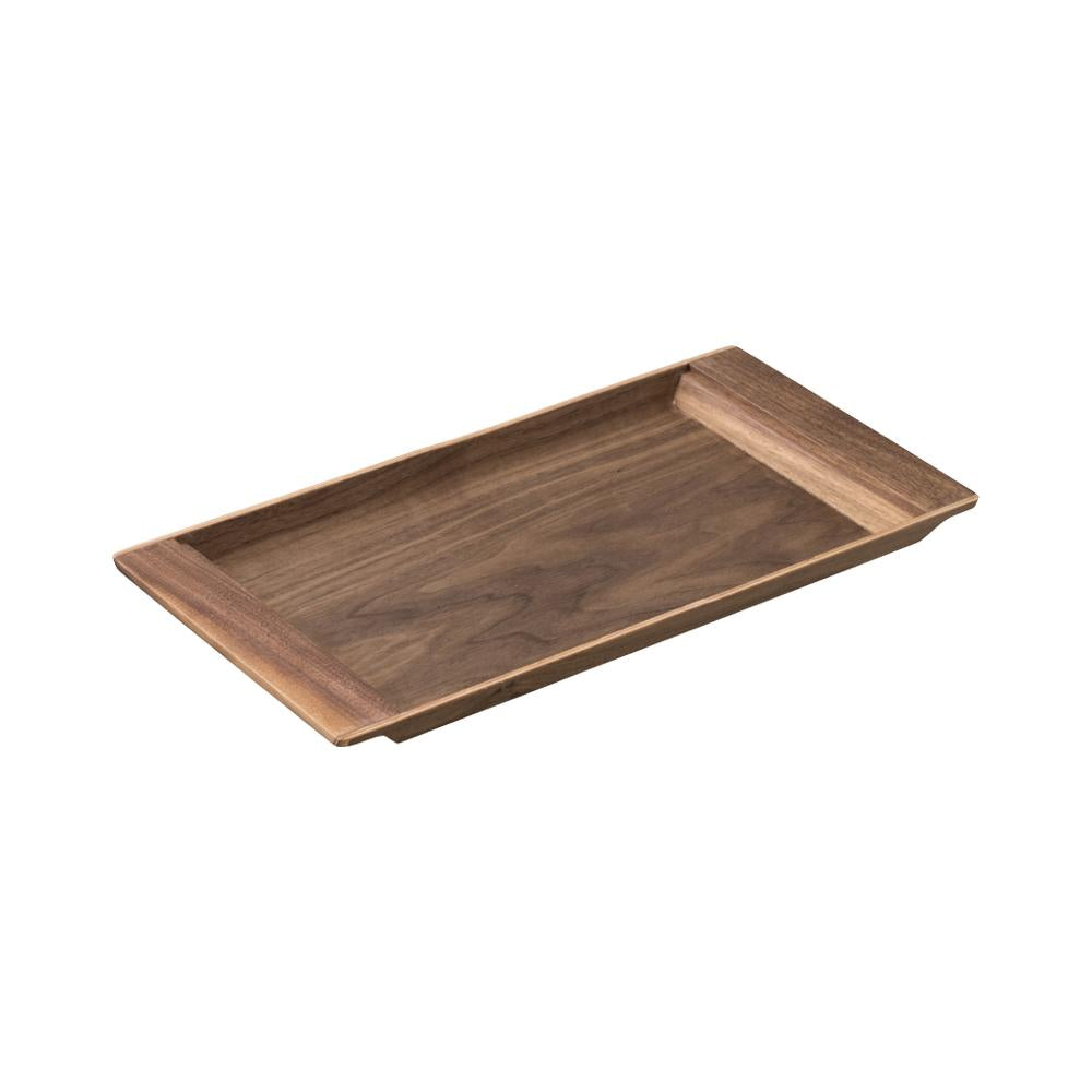  KINTO SEPIA NONSLIP TRAY 360×180MM / 14X7IN  WALNUT 