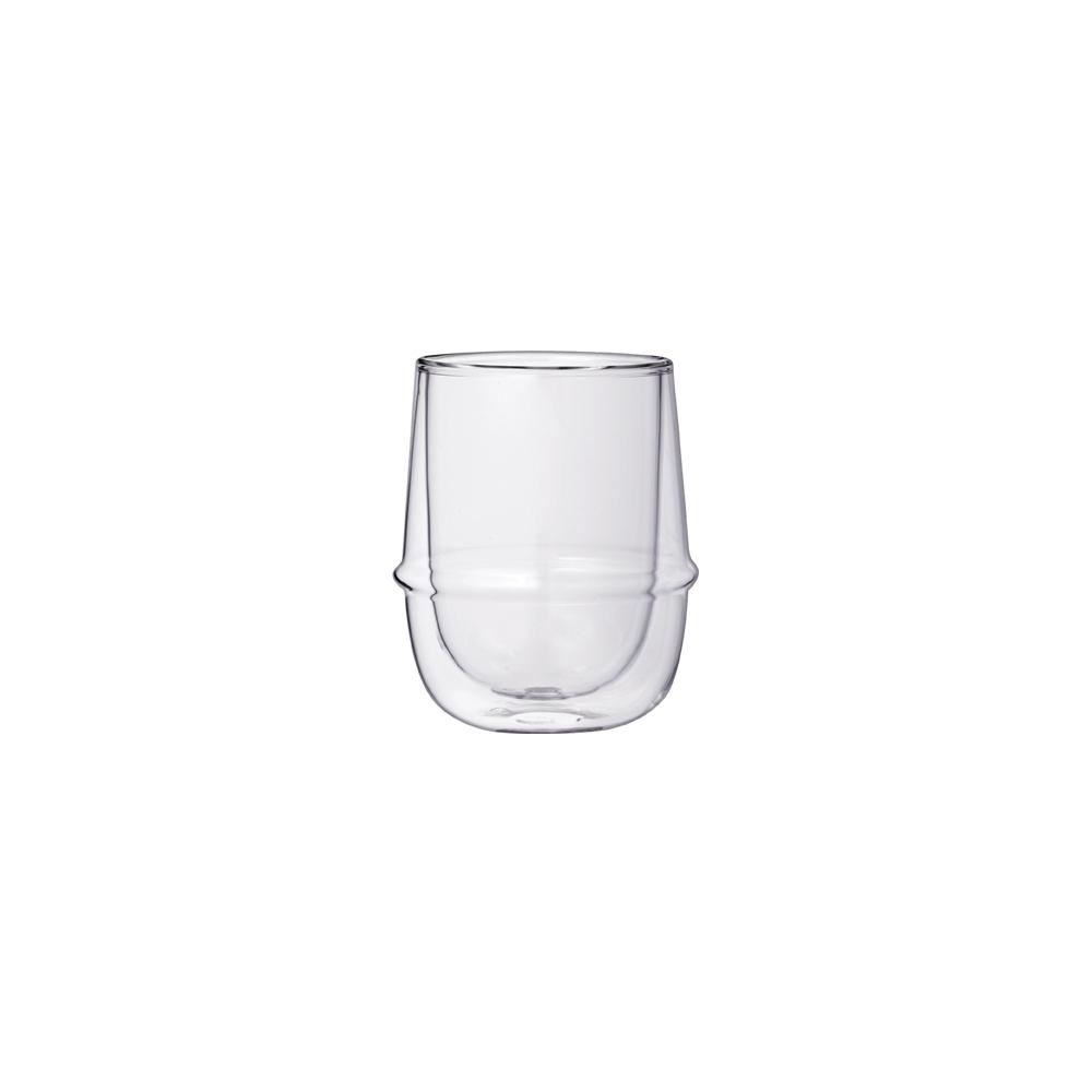  KINTO KRONOS DOUBLE WALL COFFEE CUP 250ML / 8OZ  CLEAR 
