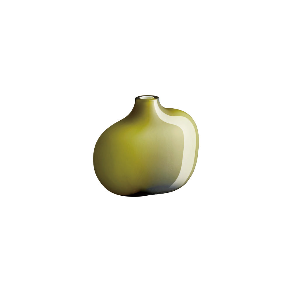  KINTO SACCO VASE GLASS 01  GREEN 
