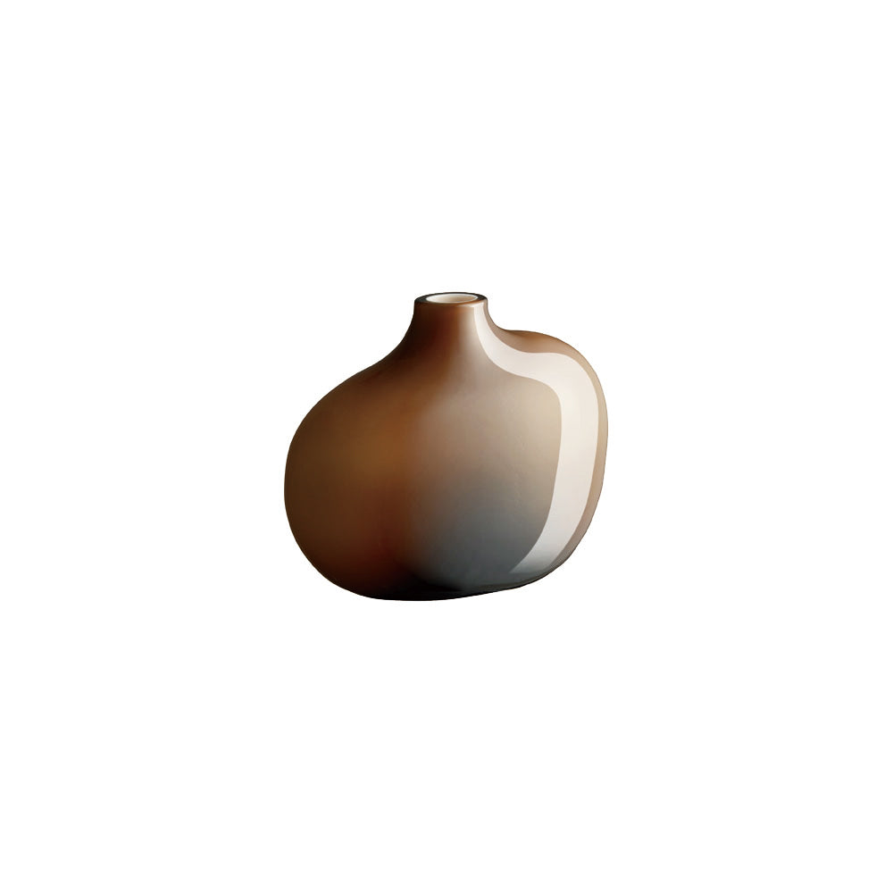  KINTO SACCO VASE GLASS 01  BROWN 4