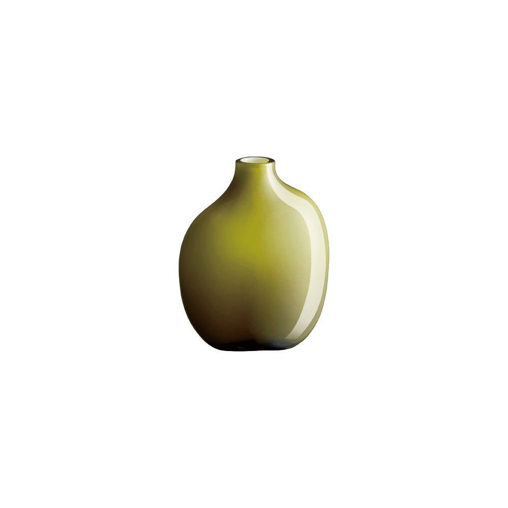  KINTO SACCO VASE GLASS 02  GREEN 
