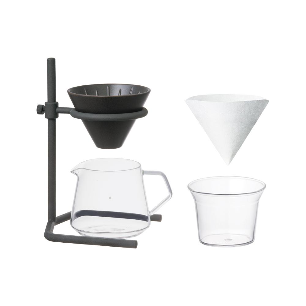  KINTO SCS-S04 BREWER STAND SET 2CUPS  BLACK-NO-COLOR 