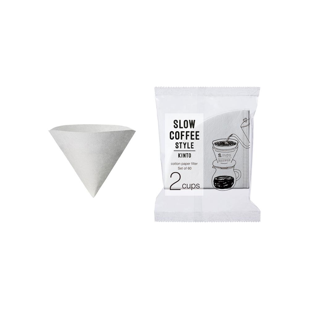  KINTO SCS COTTON PAPER FILTER 2CUPS  WHITE-NO-COLOR 