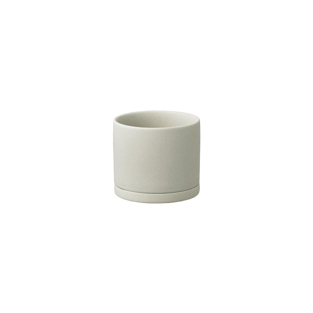 KINTO PLANT POT 191 85MM / 3IN  EARTH GRAY 